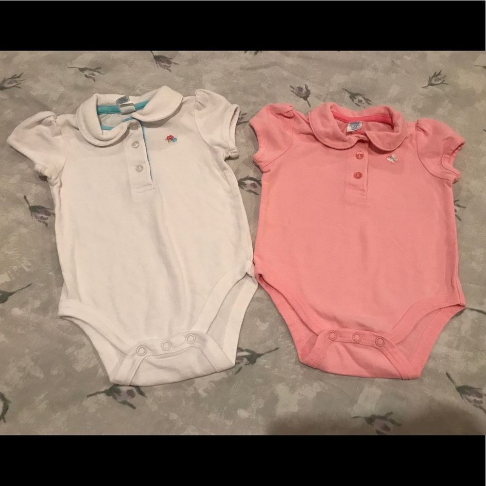 Cherokee Baby girls onesies, 9M